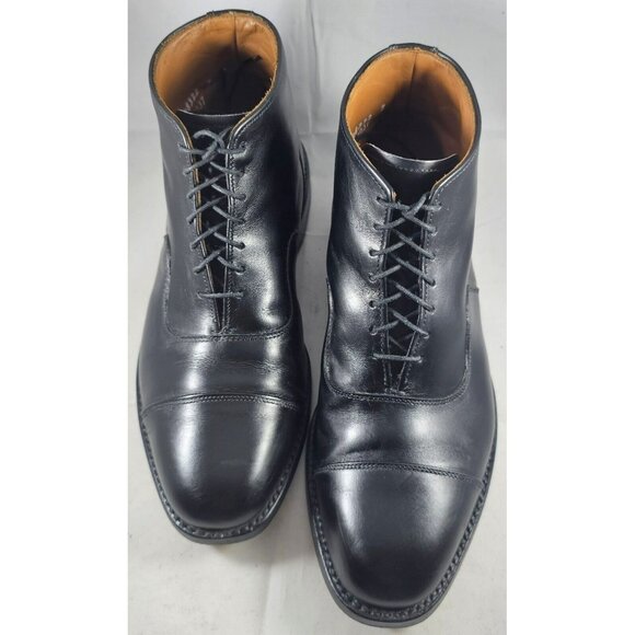 Allen Edmonds Men\'s Brantley Park Avenue Black Leather Cap-Toe Dress B Size 5.5E main image 8